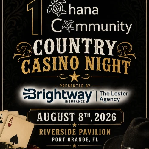 1 Ohana country casino Foster Care fundraiser 2026 poster